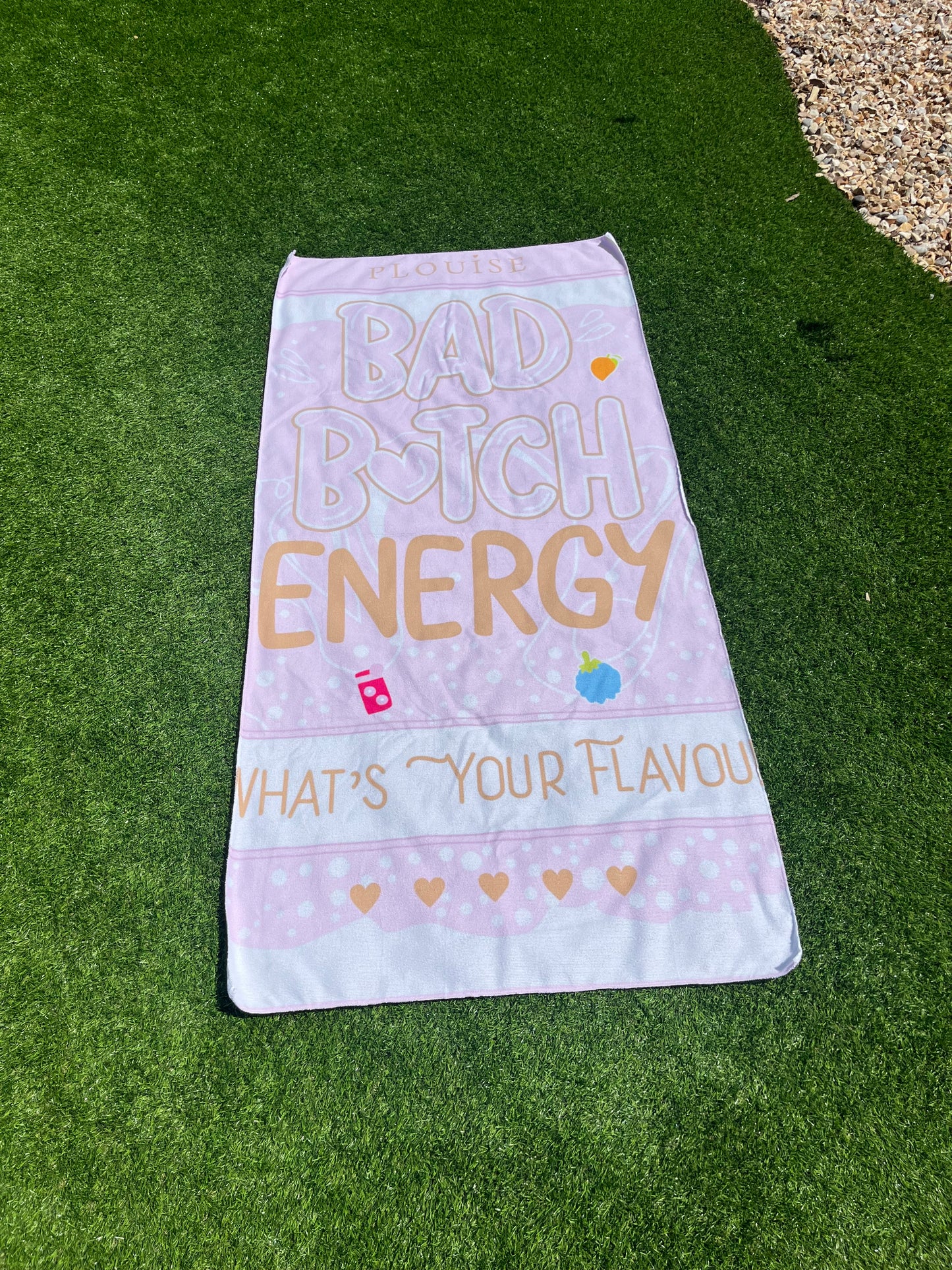 P.Louise “Bad B*tch Energy” Towel – 80x160cm