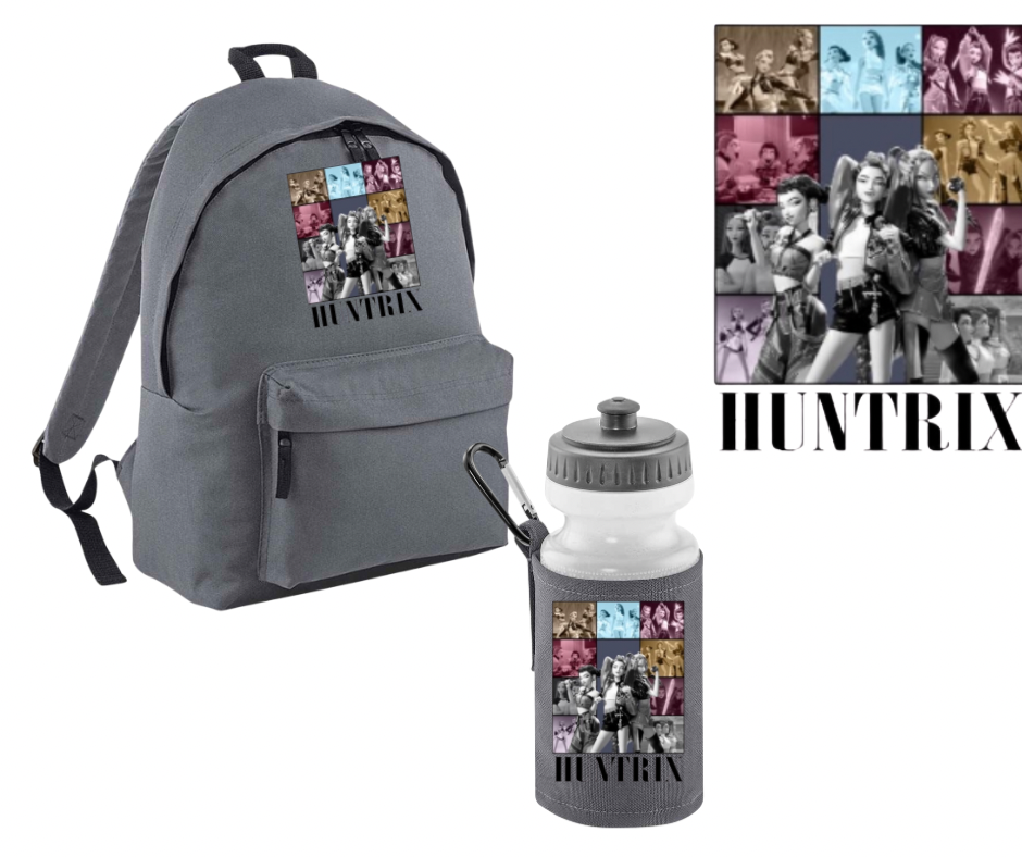 HUNTRIX Backpack & Water Bottle Set