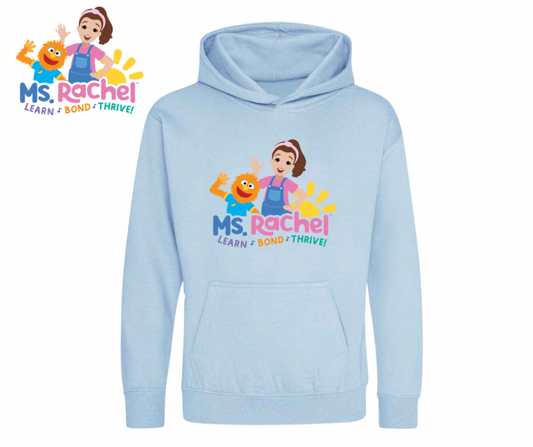 Ms. Rachel Kids Hoodie – Learn ♪ Bond ♪ Thrive!