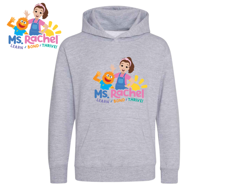 Ms. Rachel Kids Hoodie – Learn ♪ Bond ♪ Thrive!