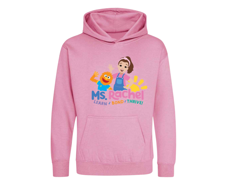 Ms. Rachel Kids Hoodie – Learn ♪ Bond ♪ Thrive!