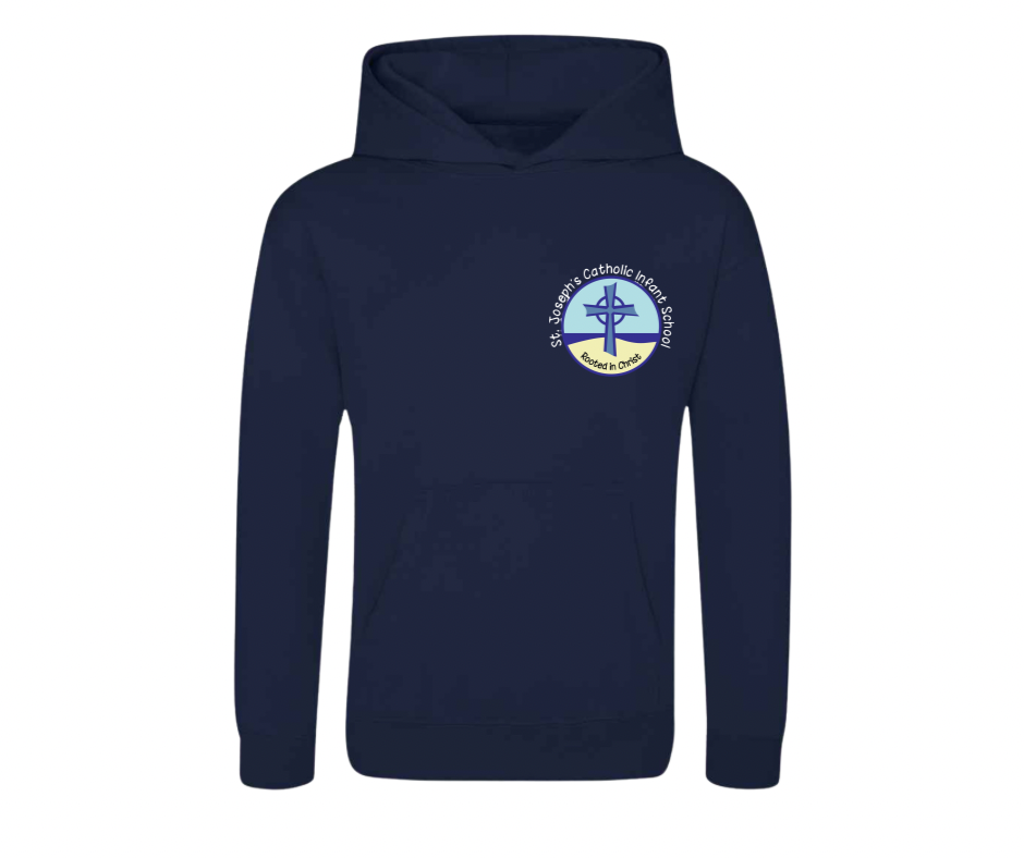 Kids Polyester Sports Hoodie – St. Joseph’s Catholic Infant School Logo