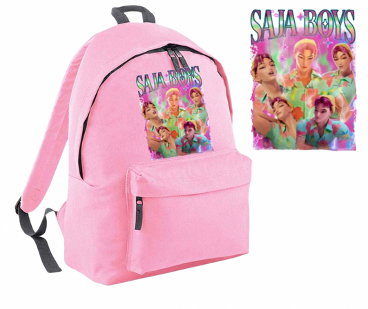 SAJA BOYS Backpack – Vibrant Fan Edition