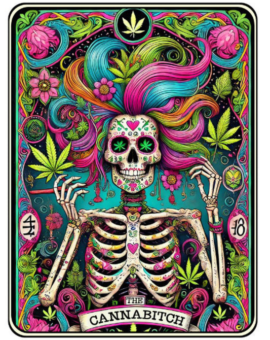 Cannabitch” Graphic T-Shirt