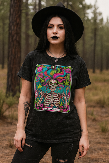 Cannabitch” Graphic T-Shirt