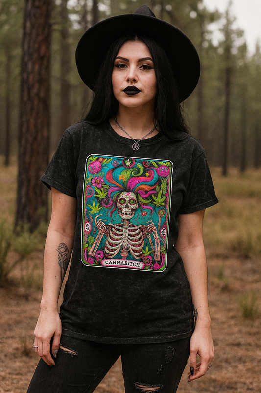 Cannabitch” Graphic T-Shirt