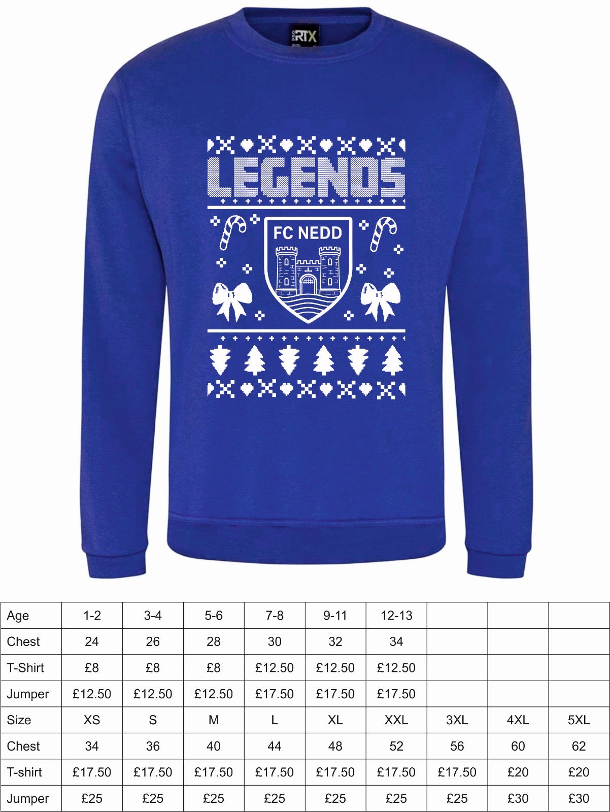 Fc Nedd legends 🎄 TEAM CHRISTMAS JUMPERS ARE HERE! 🎄