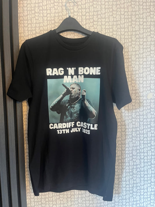 Rag’n’Bone Man “Cardiff Castle” 2025 Tour T-Shirt