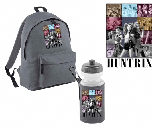 HUNTRIX Backpack & Water Bottle Set