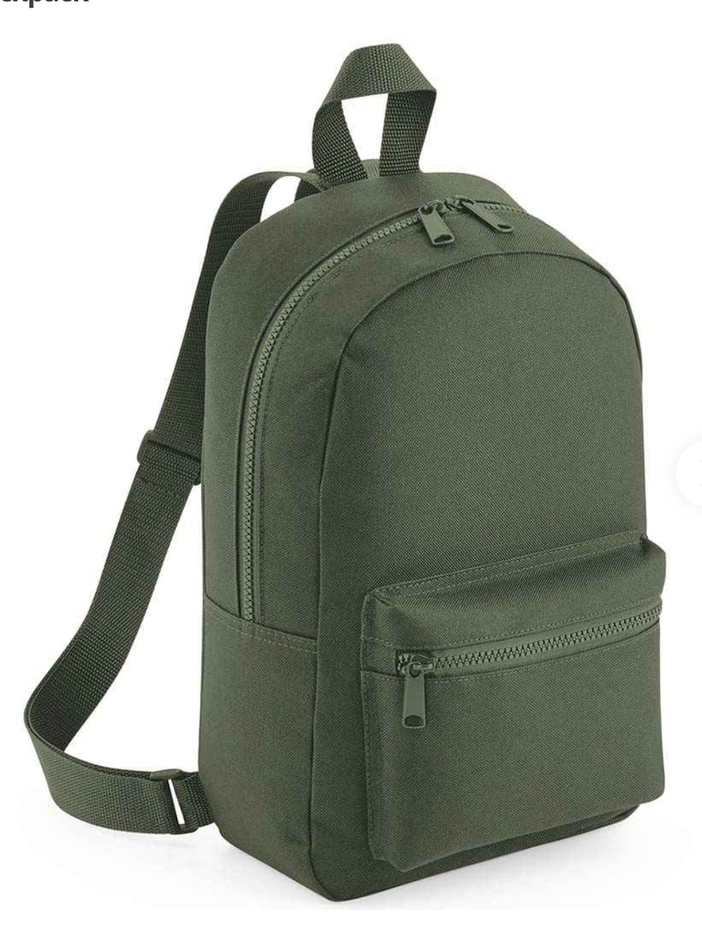 Personalised backpack