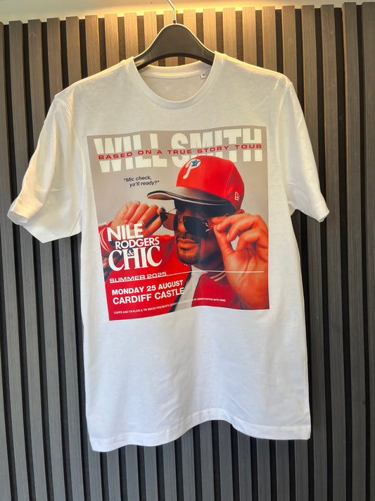 Will Smith “Based on a True Story Tour” T-Shirt – Cardiff Castle 2025 Edition