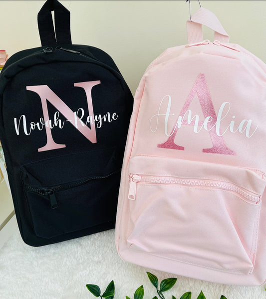 Personalised backpack