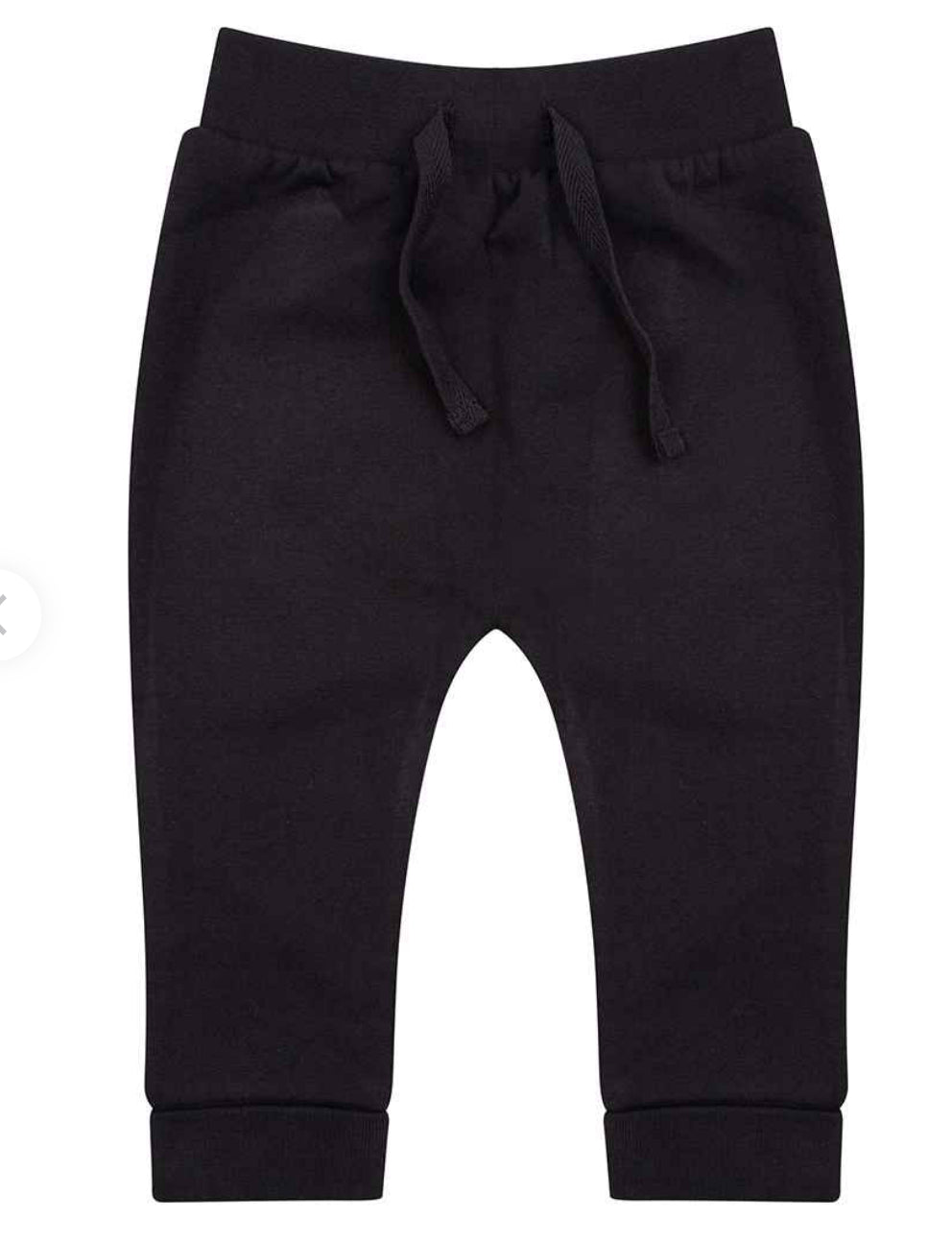 Larkwood Baby/Toddler Joggers in grey, navy, and black: