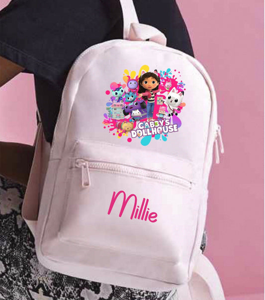 🎒 Personalised Gabby’s Dollhouse Backpack 🎒