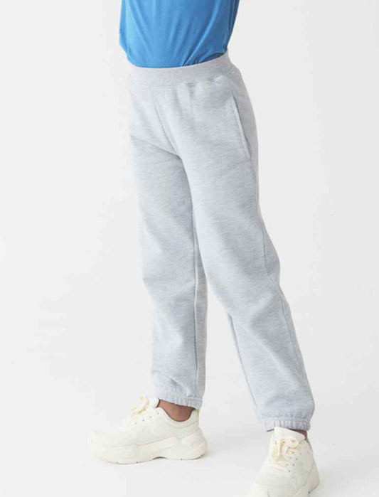 Kids Elasticated Cuffed Joggers – Available in Black, Navy & Grey