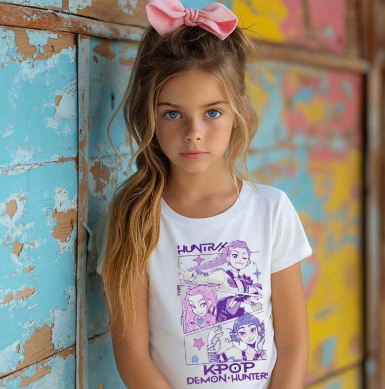 Huntrix Kids’ Graphic T-Shirts