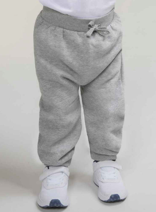 Larkwood Baby/Toddler Joggers in grey, navy, and black: