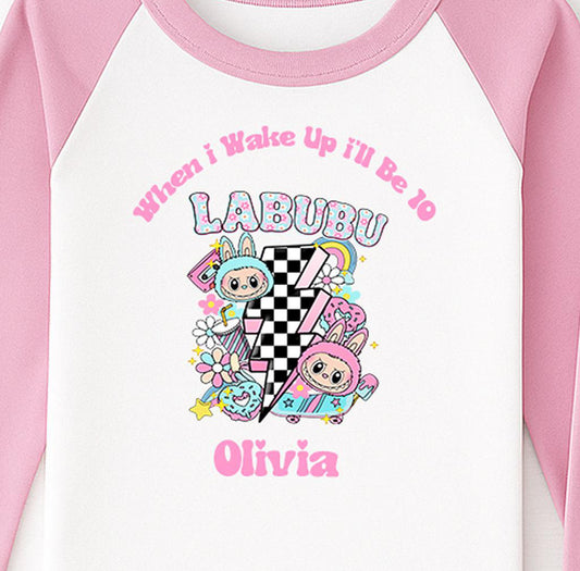 Personalised Labubu Birthday Pyjamas