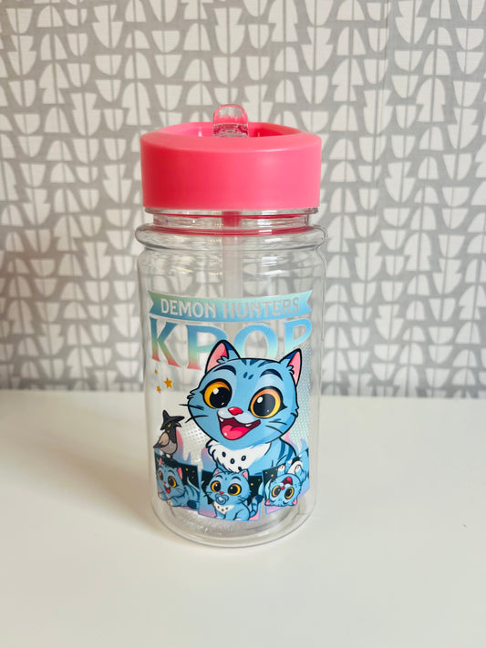 Demon Hunters KPOP Cat Bottle – Purr-fect Hydration with a Kawaii Twist! 🐾💫