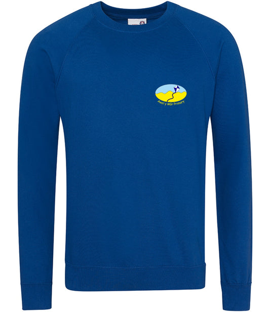 Awel y Môr School Sweatshirt – DTF Printed Logo