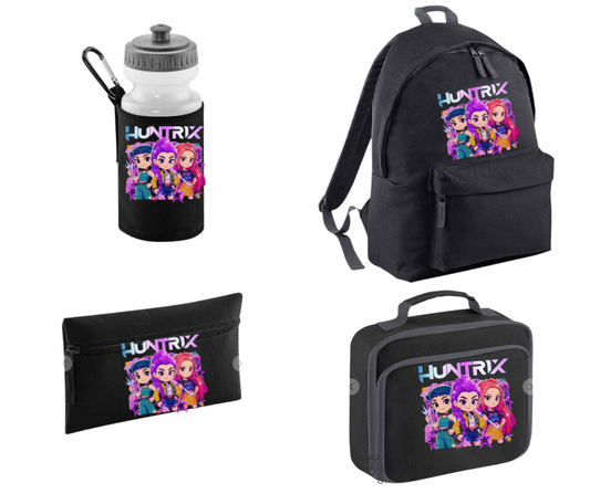 HUNTRIX Black School Set
