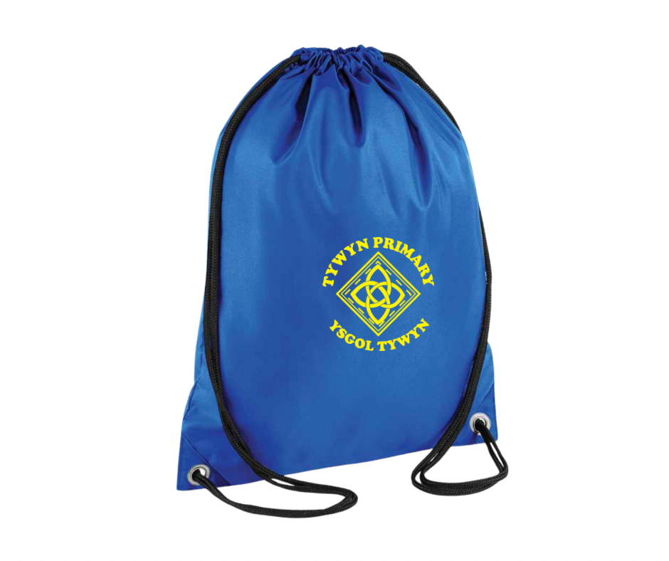 Tywyn Primary School PE Bag – Personalised with Initials