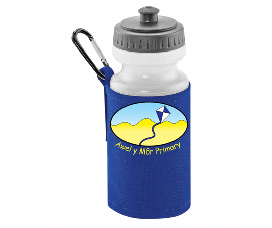 Awel y Môr Primary School Water Bottle – Personalised with Initials