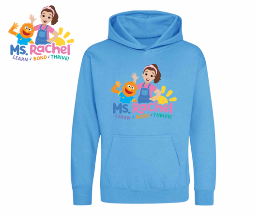 Ms. Rachel Kids Hoodie – Learn ♪ Bond ♪ Thrive!