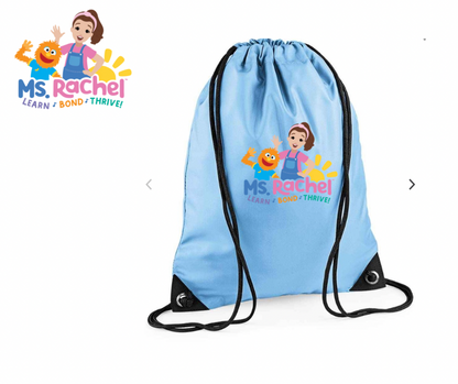 Ms. Rachel Drawstring Bag – Learn ♪ Bond ♪ Thrive!
