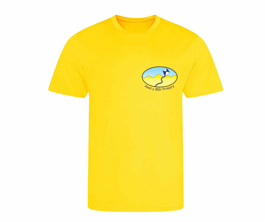 Awel y Môr School Sports T-Shirt – Lightweight Performance Fit