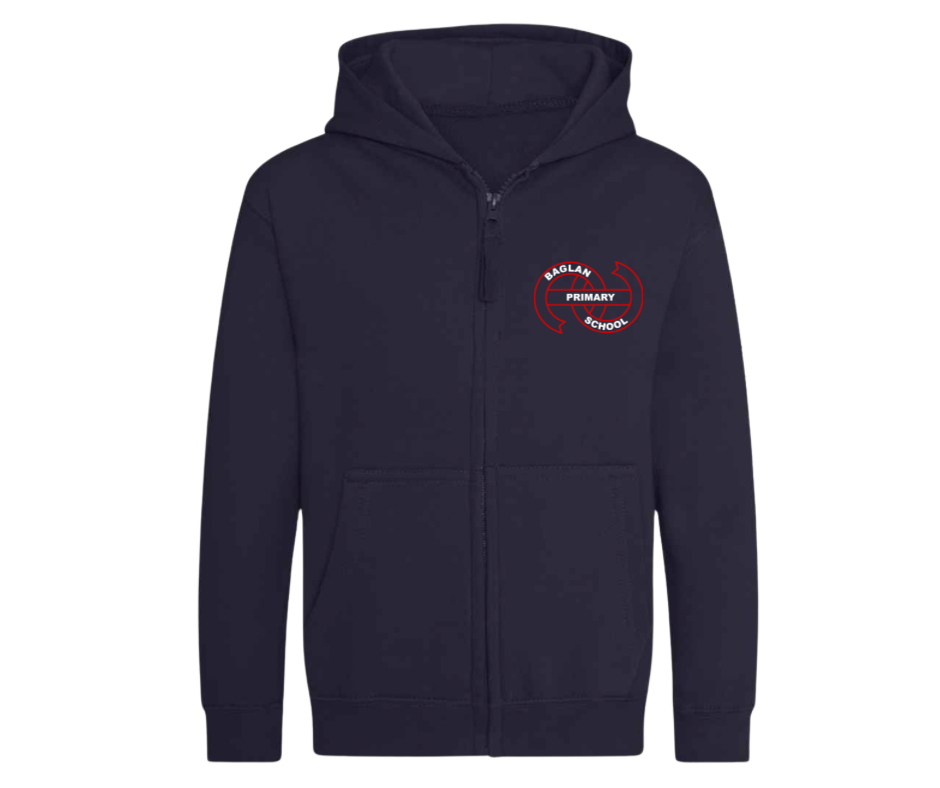 Baglan Primary School Zip-Up Hoodie