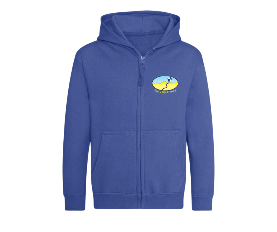 Awel y Môr Primary School Zip-Up Hoodie