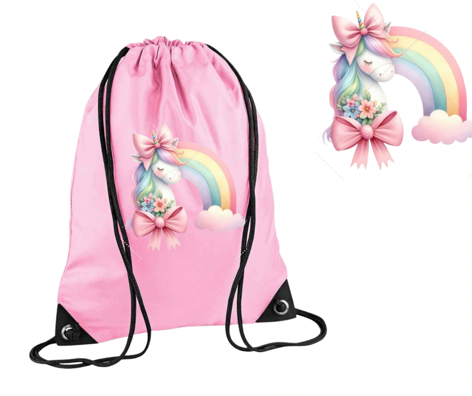 Pink Unicorn & Rainbow Back-to-School Collection – Buy as a Set or Individually