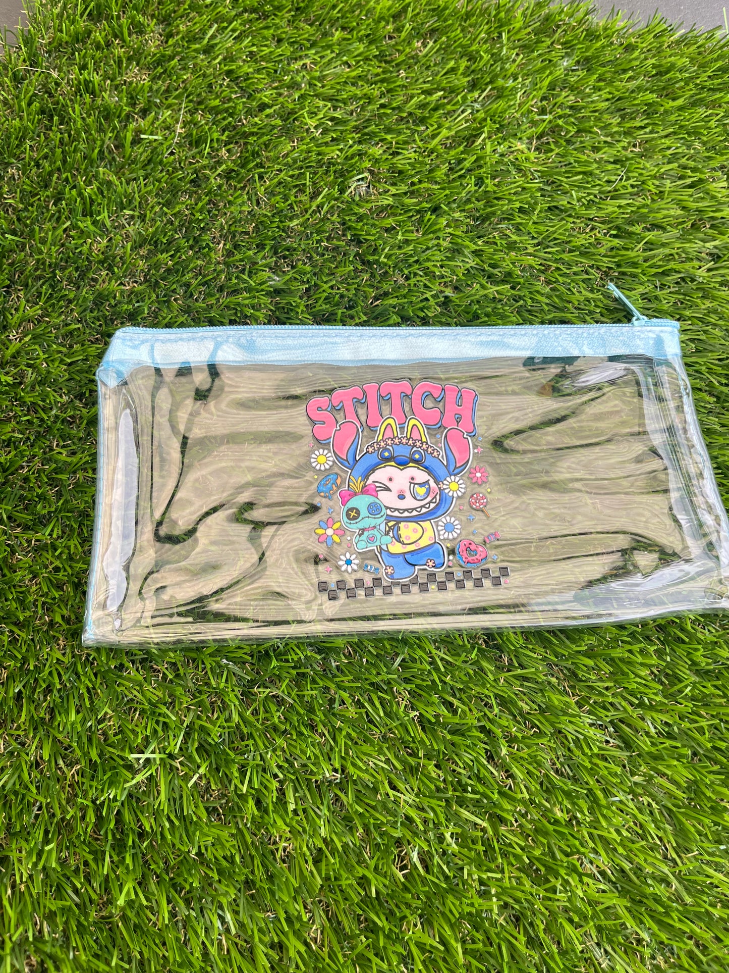Stitch Labubu pencil case