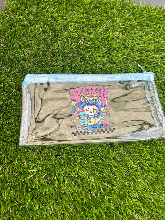 Stitch Labubu pencil case