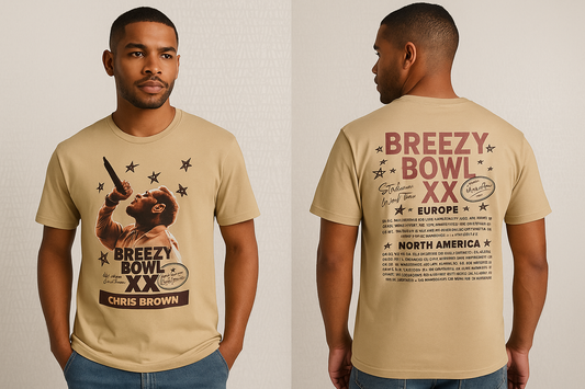 Chris Brown “Breezy Bowl XX” 20 Years Tour T-Shirt