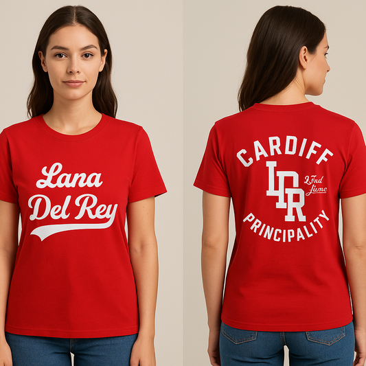 Lana Del Rey – Cardiff Principality Stadium 2025 Tour T-Shirt