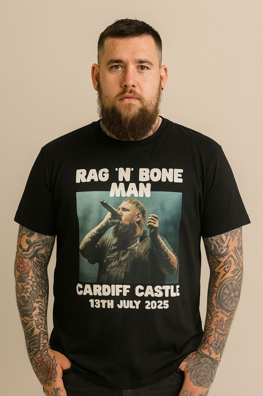 Rag’n’Bone Man “Cardiff Castle” 2025 Tour T-Shirt