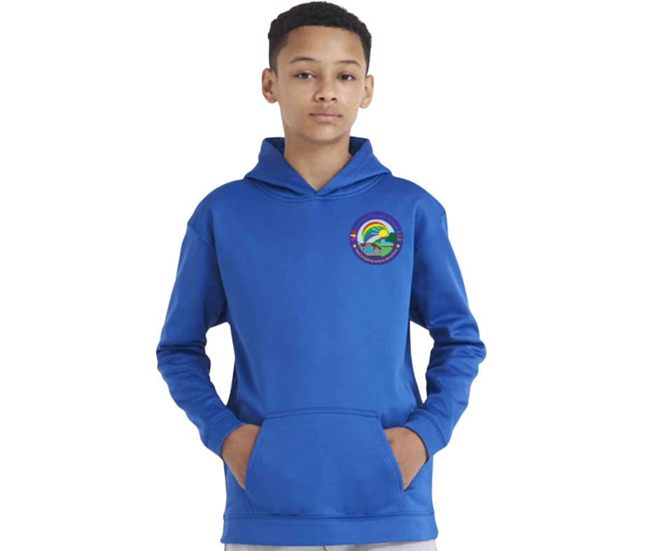 Central Primary School Sports Polyester Hoodie – DTF Printed Logo