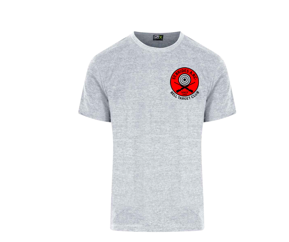 St Brides ARC Bell Target Club T-Shirt – Front Print Only