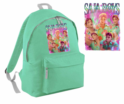 SAJA BOYS Backpack – Vibrant Fan Edition
