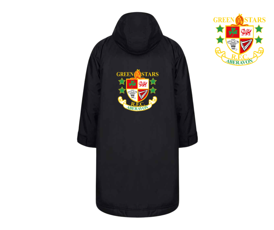 Green Stars RFC Aberavon Dryrobe – DTF Printed