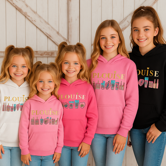 PLOUISE Graphic Hoodie – Multiple Colours 💖✨