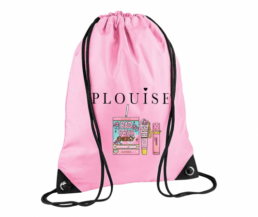 PLOUISE Pink Drawstring Bag 🎀✨