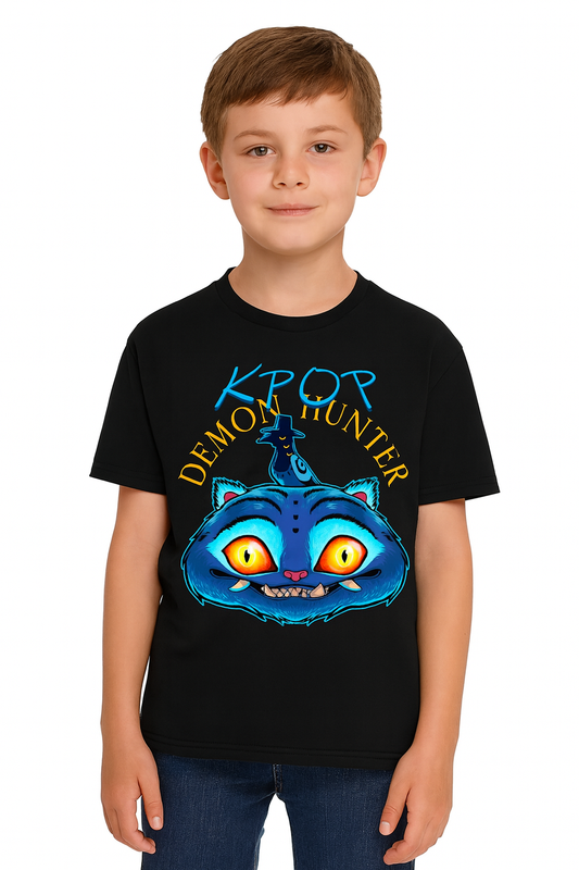 KROR Demon Hunter Kids T-Shirt 🐾⚡Derpy tiger
