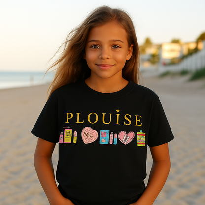 PLOUISE White Graphic T-Shirt ✨
