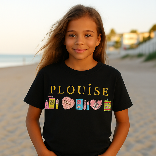 PLOUISE White Graphic T-Shirt ✨