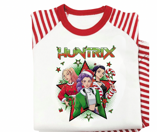 Huntrix Christmas pyjamas
